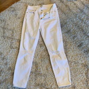 J. Crew jeans white. Great condition.